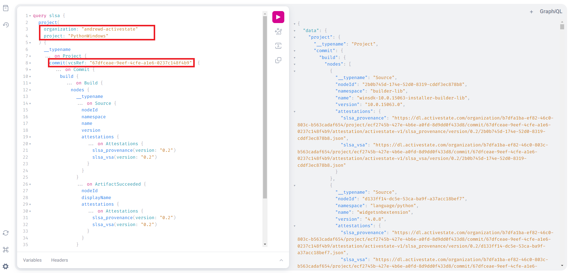 GraphQL query highlighting relevant fields alt_text